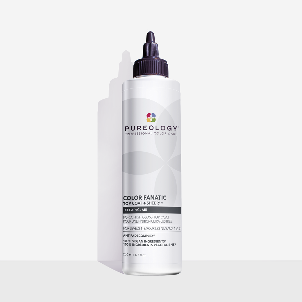 Top Coat Sheer Clear Gloss For Shiny Hair Pureology